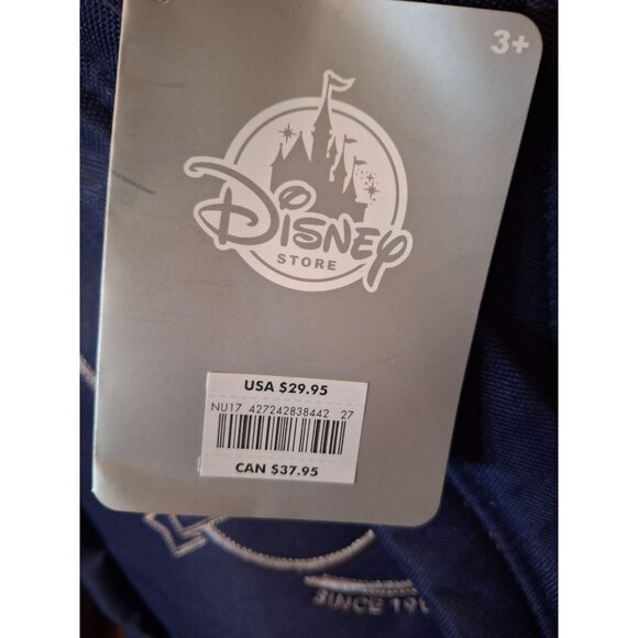 Disney 30th Anniversary Backpack Navy Blue Mickey Mouse Embroidery Front Pocket - Picture 6 of 6